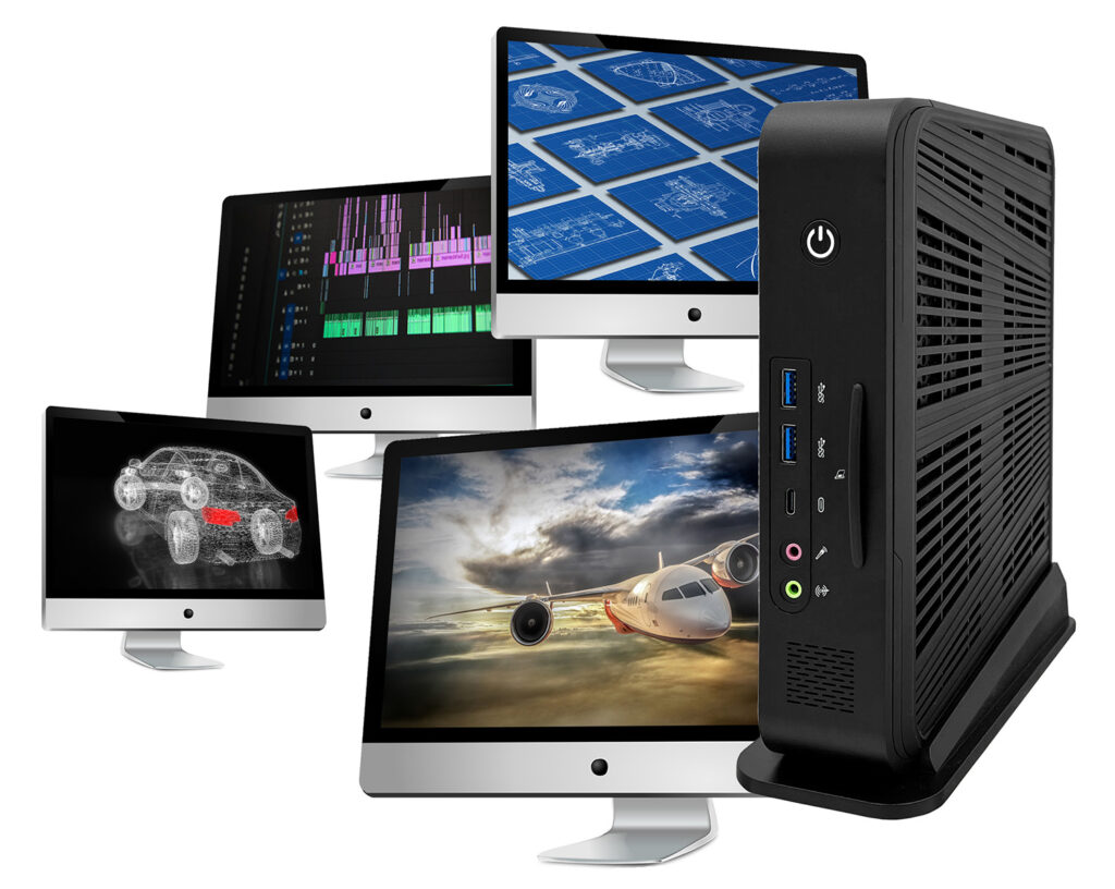 ThinClient BLACK.QUADRO 4x4K