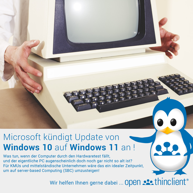 openthinclient Windows 10 auf Windows11