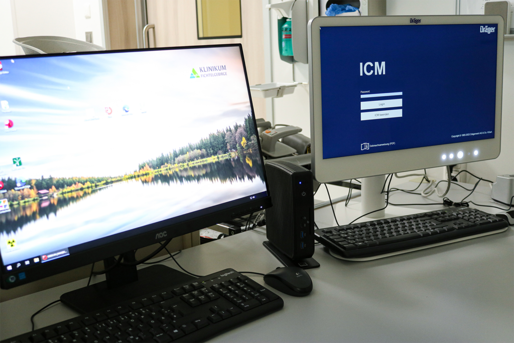 Thin Client an einer Arbeitsstation